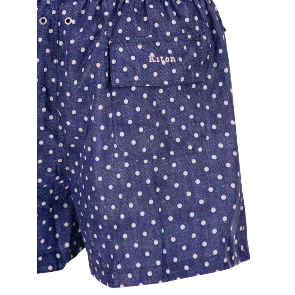 Kiton Men Short Patterned Swim Boxers - Picture 4 of 4